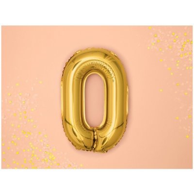 Fóliový balónek písmeno O ZLATÝ 35 cm – Sleviste.cz