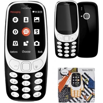Nokia 3310 2017 Dual SIM Black – Zboží Živě