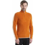 Icebreaker Mens Lodge LS Half Zip Sweater, Earth/Undyed/Cb – Zboží Mobilmania