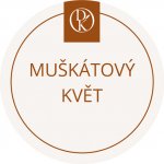 Davídkovo koření Etiketa Muškátový květ béžová průměr 4,5 cm 1 ks – Hledejceny.cz