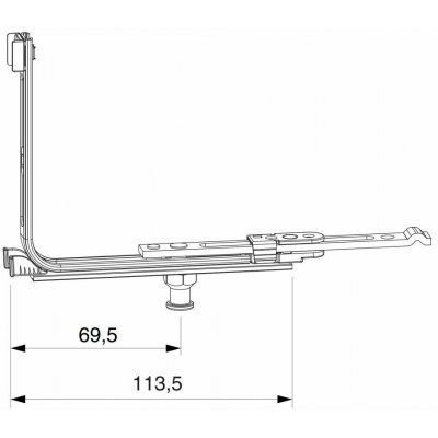 MACO ROHOVÝ PŘEVOD MM SVISLÉ PRODLOUŽENÍ DLOUHÉ ČEPY 10L FFH 750-2.450 STŘÍBRNÁ – Sleviste.cz