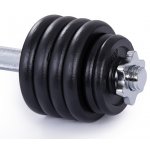 Trinfit Set jednoručních nakládacích činek 30 mm 2 x 15 kg – Zboží Dáma