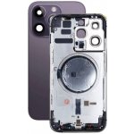 Kryt Apple iPhone 14 Pro - Zadní Housing (Deep Purple), Deep Purple – Zboží Živě