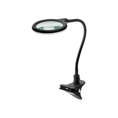 goobay Stolní lampa s lupou, 100mm, 3 dioprie, LED osvětlení 6W, klip, černá (65577) - 40.92.0366 – Zbozi.Blesk.cz