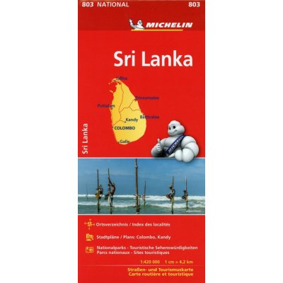 Sri Lanka (č. 803) mapa – Zbozi.Blesk.cz