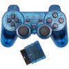 Gamepad PSko Bezdrátový ovladač pro PS1 a PS2 modrý 7235