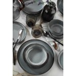 ASIR Porcelánová jídelní souprava tyrkysová 16 ks – Zboží Mobilmania