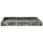 Odkládací tácek Muubs VITA mramor 30x20cm zeleno-šedý – Zboží Dáma