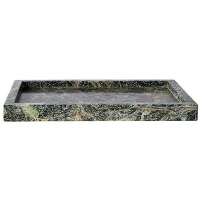 Odkládací tácek Muubs VITA mramor 30x20cm zeleno-šedý – Zboží Dáma