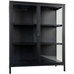 Nordic Experience Černá kovová vitrína Maruk – Zbozi.Blesk.cz