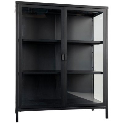 Nordic Experience Černá kovová vitrína Maruk – Zbozi.Blesk.cz