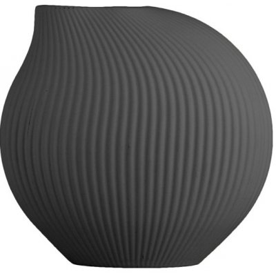 Keramická váza Lerbäck Dark Grey 16 cm Storefactory Scandinavia – Hledejceny.cz