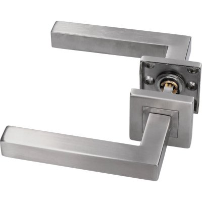 Nerezové kování klika - klika bez spodní rozety, broušená nerez – Sleviste.cz