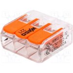 WAGO 221-413 Rychlosvorka; 221; 32A; 450V; na kabel; pružinová svorka; 0,2÷4mm2 – Zboží Mobilmania