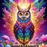 ENJOY Neonová sova 3000 dílků – Zboží Dáma