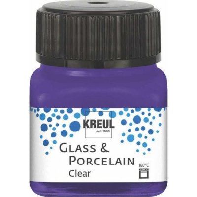 Kreul Barva na sklo a porcelán clear 20 ml FIALOVÁ – Sleviste.cz