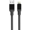 usb kabel Tactical 57983117395 USB-A/Lightning, 1m, šedý