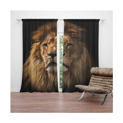 Sablio Závěs Lev: 2ks 140x250cm – Hledejceny.cz