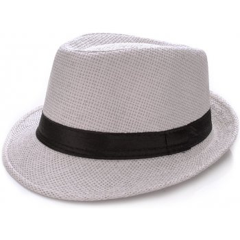 Slaměný klobouk pánský white 1667-3