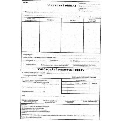 MSK 501 Cestovní příkaz A4 – Zbozi.Blesk.cz