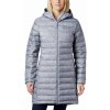 Dámská bunda Columbia Lake 22 Down Long Hooded jacket šedá