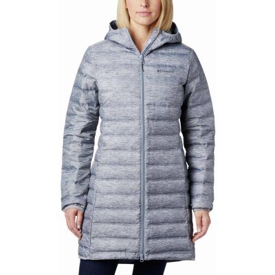 Columbia Lake 22 Down Long Hooded jacket šedá