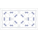 Beruška Vyšívání ubrus 50x90 cm Vánoce – Zboží Mobilmania