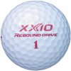 Golfový míček XXIO Rebound Drive bílo/růžové 3 ks