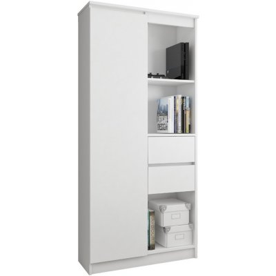 Expedo Regál TROGIR R15 80x180x35 bílý – Zboží Dáma