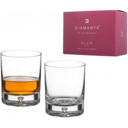 Diamante sklenice na whisky Buble 2 x 250 ml