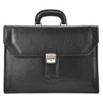 Pierre Cardin pánská kožená aktovka 1205 RM02 tmavě hnědá – Zboží Dáma