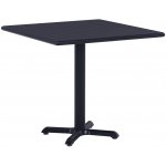 OMAXI 872216 Zahradní stůl černý 80 x 80 x 75 cm – Hledejceny.cz