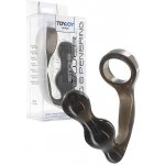 ToyJoy Manpower Plug & Penis Ring, anal lock 12x4,3cm kouřově – Zboží Mobilmania