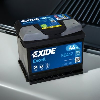 Exide Excell 12V 44Ah 420A EB442 – Zboží Mobilmania