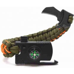 Cordell paracord náramek komise Survival Hnědá