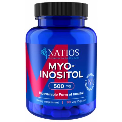 NATIOS Myo-Inositol, 500 mg 90 veganských kapslí – Hledejceny.cz