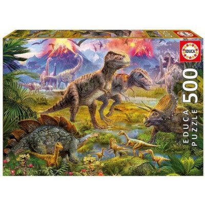 Educa 15969 Setkání dinosaurů 500 dílků