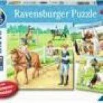 Ravensburger Koňská farma 3 x 49 dílků – Zboží Dáma