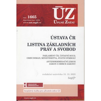 ÚZ 1665 Ústava ČR, Listina práv a svobod – Hledejceny.cz