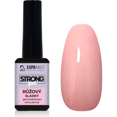 Expa nails expanails uv led gel modelovací strong růžový sladký 11 ml – Zboží Mobilmania