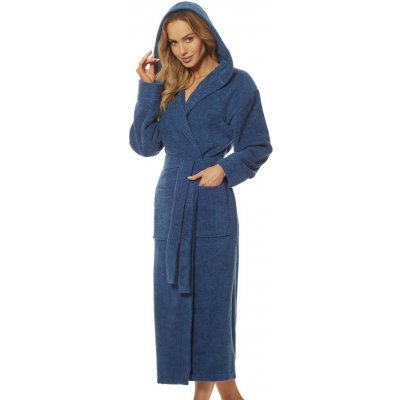Dlouhý L&L dámský župan NAVY FROTTE – Sleviste.cz