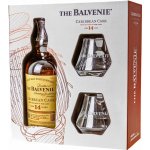 Balvenie Malt Caribbean Cask 14y 43% 0,7 l (dárkové balení 2 sklenice) – Hledejceny.cz