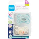 Mam šdítko Perfect Night silikon se sterilizačním boxem béžová/tyrkysová – Zboží Dáma