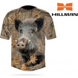 Tričko Hillman Gamewear 3D Myslivecké DGT Divočák b. Kamufláž