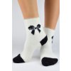 Noviti SB 033 W 04 mašle dámské ponožky krémové