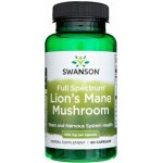 Swanson Lion's Mane Mushroom 500 mg 60 kapslí – Zboží Mobilmania