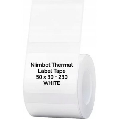 Niimbot štítky R 50x30mm 230ks pro B21, B3S, B1 bílé – Hledejceny.cz