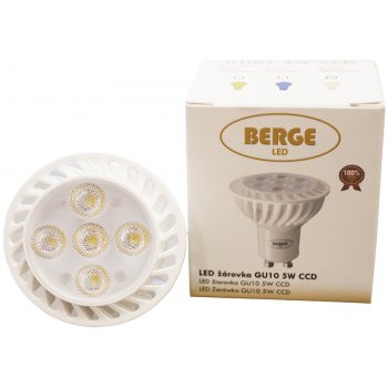 Berge LED žárovka GU10 5W 450Lm CCD Studená bílá