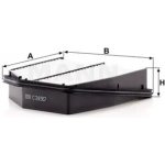 MANN FILTER Vzduchový filtr C 24 567 – Hledejceny.cz