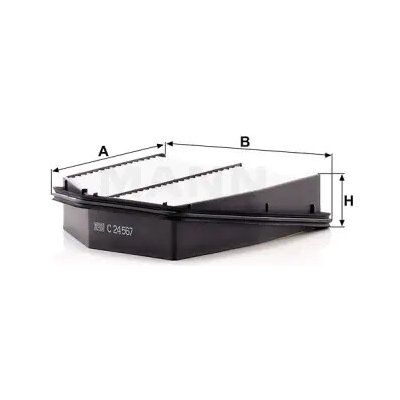 MANN FILTER Vzduchový filtr C 24 567 – Hledejceny.cz